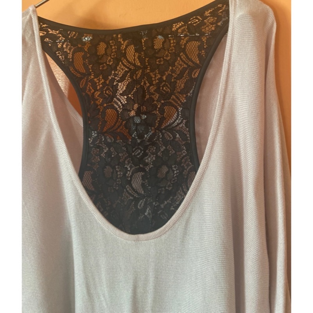 Lace Back Dolman Sweater - Picture 6 of 7
